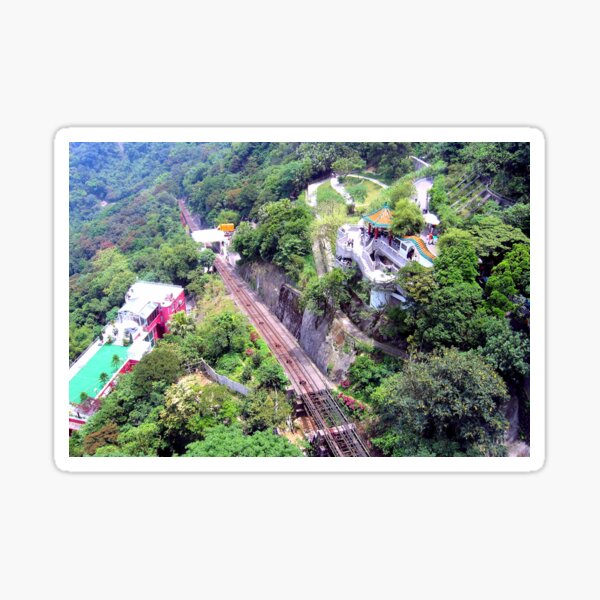 Hong Kong - Peak Tram Line Sticker