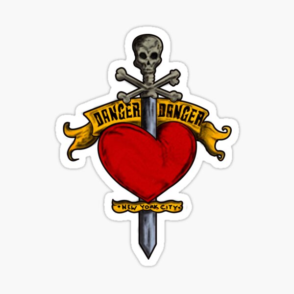"Danger Danger" Sticker by lokeshvt | Redbubble