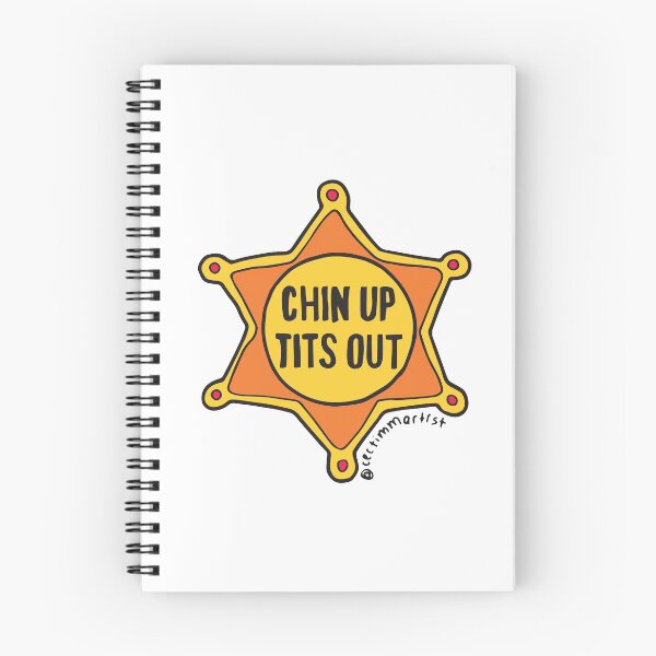 Item preview, FEMINISM FOR HUMANITY BADGE: CHIN UP TITS OUT designed and sold by cectimm.