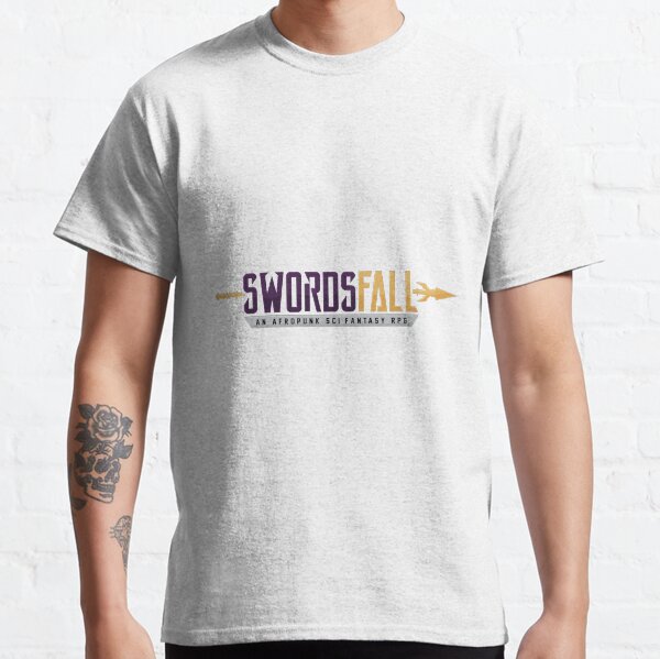 Swordsfall Logo - Grey Subtext Classic T-Shirt