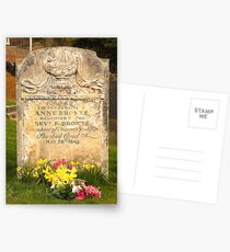 The Grave Of Anne Bronte Postcards