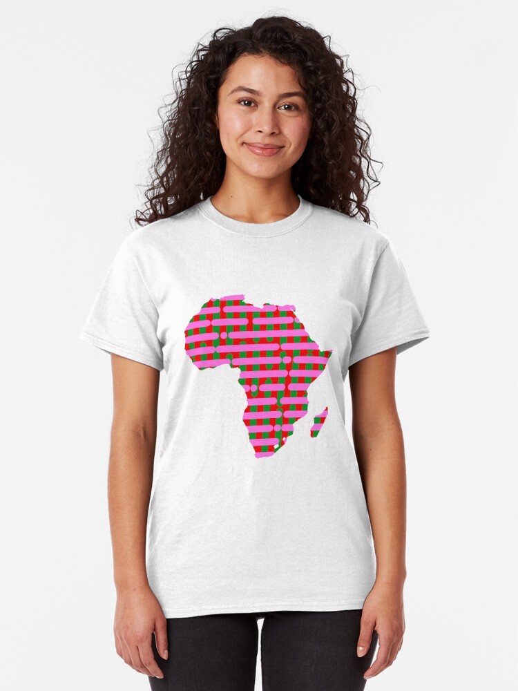 t shirt with african map