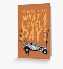 Mad Max Greeting Card