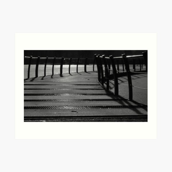 Floating Bridge 3 Art Print