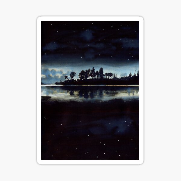 Sur le lac Sticker