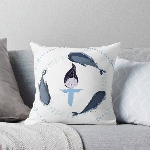 Item preview, Song of the Sea - Selkie and seals - White version designed and sold by Martin Mothiron.