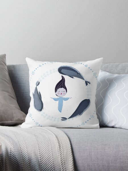 Item preview, Song of the Sea - Selkie and seals - White version designed and sold by Martin Mothiron.