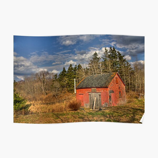 Lil' Red Barn Poster
