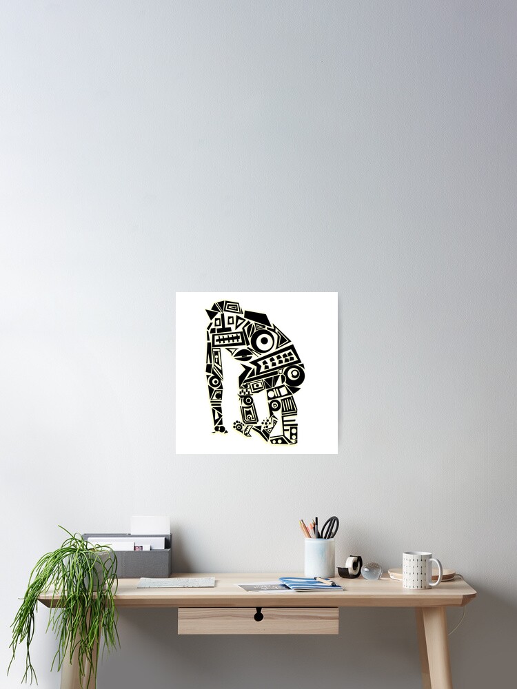 Thumbnail 2 of 3, Poster, monkey designed and sold by 2piu2design.