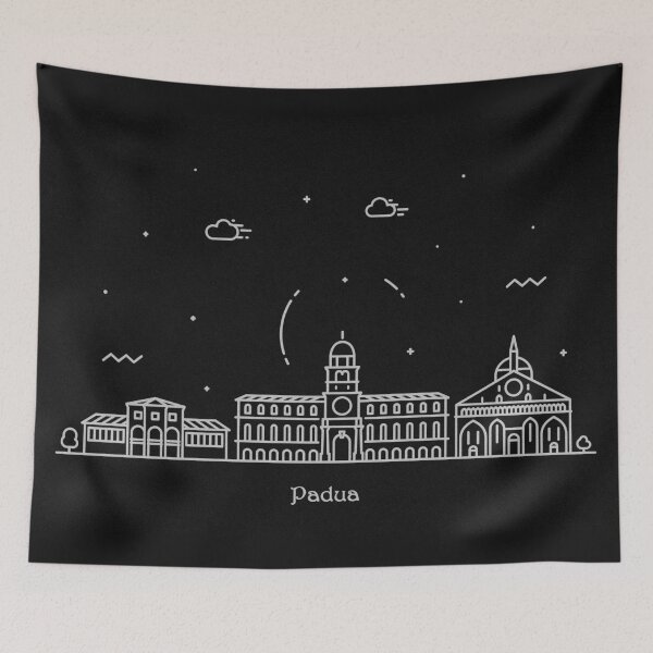 Item preview, Padua Skyline Minimal Line Art Poster designed and sold by A Deniz Akerman.