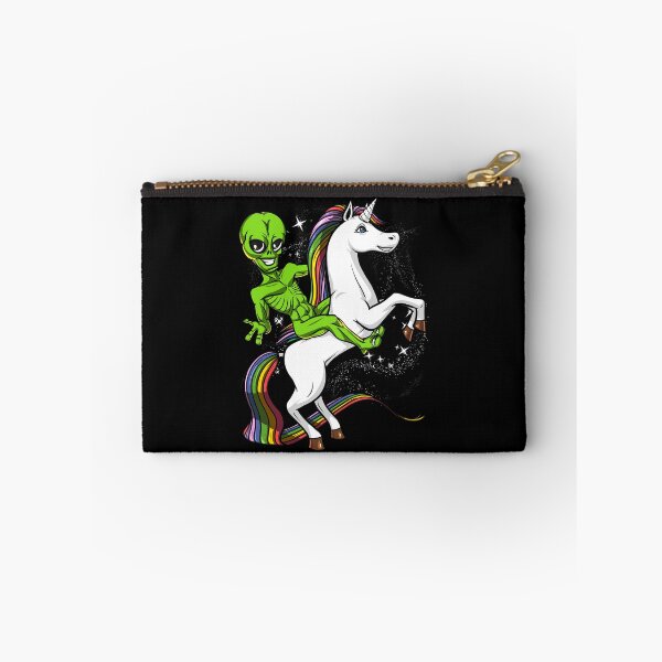 Item preview, Space Alien Riding Unicorn designed and sold by underheaven.
