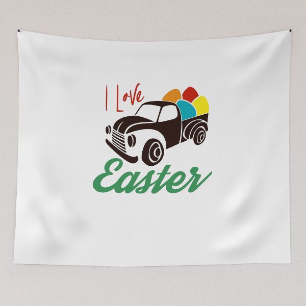 Item preview, Happy Easter Truck designed and sold by IvonDesign.