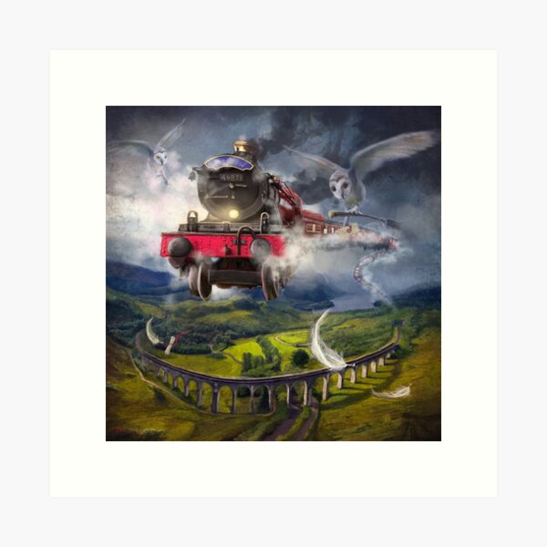 Item preview, "The Glenfinnan Express" designed and sold by Matylda Konecka Illustrations.