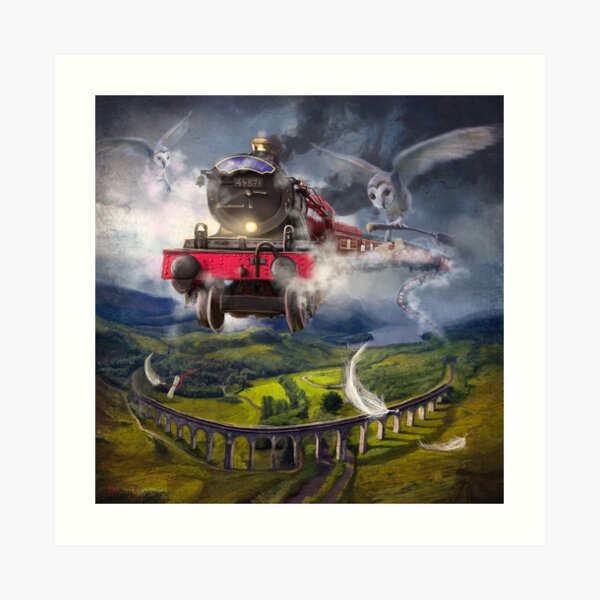 "The Glenfinnan Express" Art Print