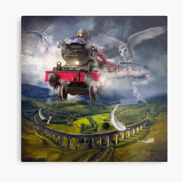 "The Glenfinnan Express" Metal Print
