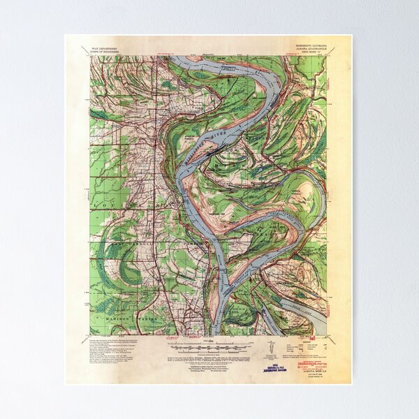 Item preview, USGS TOPO Map Mississippi MS Alsatia 336790 1939 62500 designed and sold by WetdryvacRBO2.