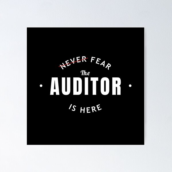 Item preview, Never Fear, The Auditor Is Here designed and sold by MartineMeeka.