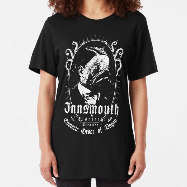 Innsmouth - Esoteric Order of Dagon - Eldritch Dreamer - Lovecraftian mythos wear Slim Fit T-Shirt