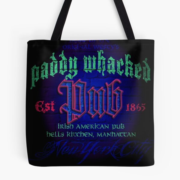 Item preview, Paddy Whacked Pub Black Light Neon sign on Brick wall designed and sold by segrob.