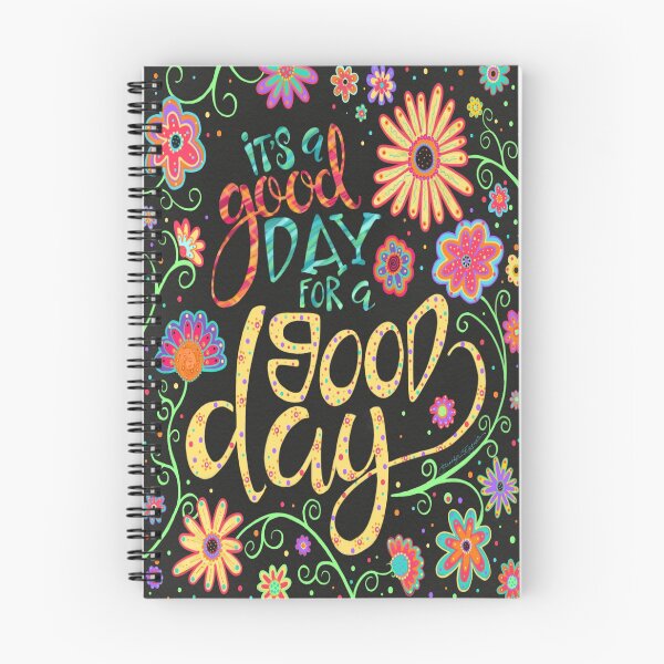 Artikelvorschau, Unique Fun Floral "Es ist ein guter Tag" entworfen und verkauft von Inspirivity.