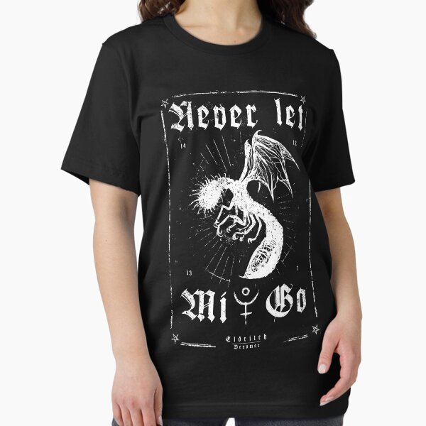 Item preview, Never let Mi-Go - Eldritch Dreamer - Lovecraftian mythos wear designed and sold by eldritchdreamer.