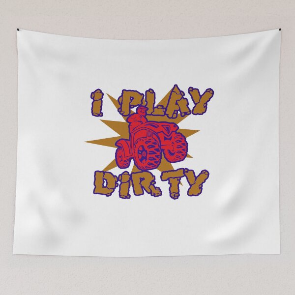 Item preview, I play Dirty | ATV T-shirt designed and sold by Rokahr-overland.