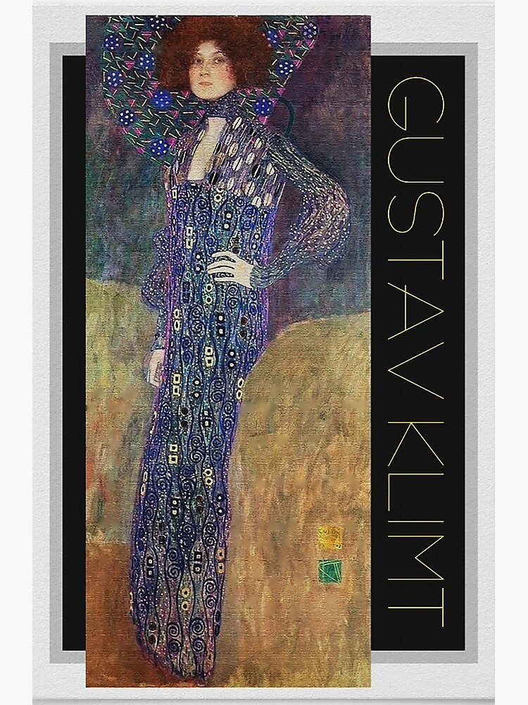 Discover Art Nouveau Jugendstil by Gustav Klimt Premium Matte Vertical Poster