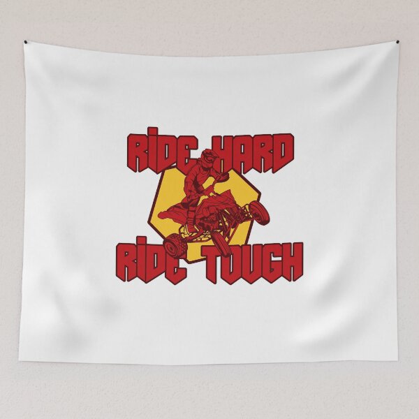 Item preview, RIDE HARD - RIDE TOUGH | ATV T-SHIRT designed and sold by Rokahr-overland.