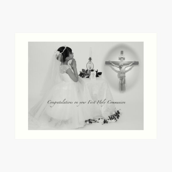 First Holy Communion Art Print