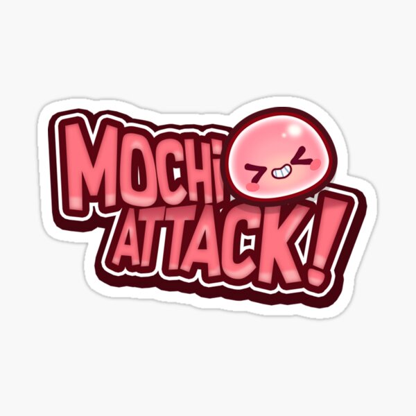 Logo Mochi Attack Pegatina