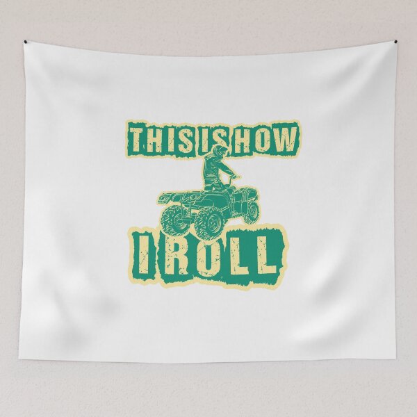 Item preview, This is how i roll | ATV T-shirt designed and sold by Rokahr-overland.