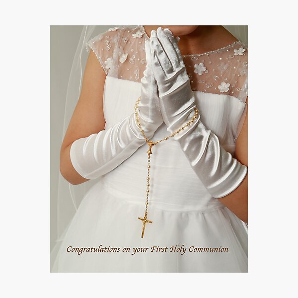 1st Holy Communion Photographic Print