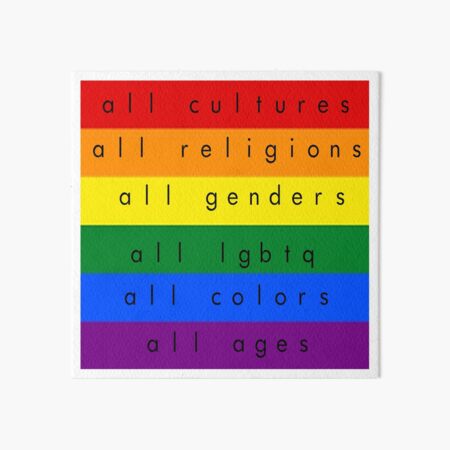 Item preview, All-Inclusive LGBTQ designed and sold by SerpentSkyArts.