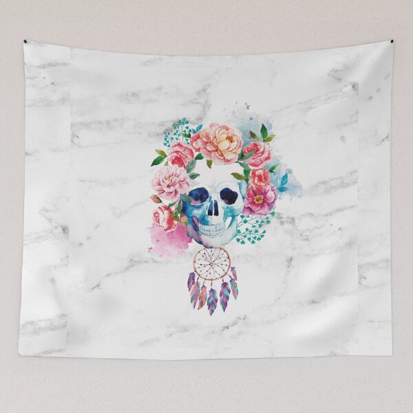 Item preview, FLORAL SKULL designed and sold by designbysoph.
