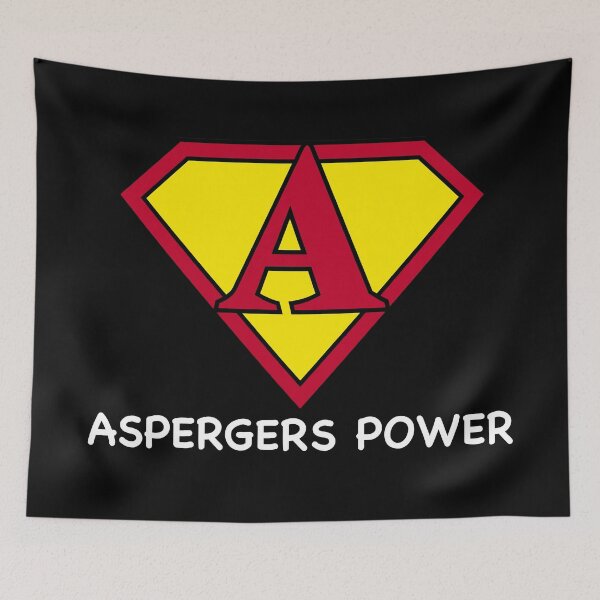 Item preview, Aspergers Power Dark Theme designed and sold by Bad-Llama.