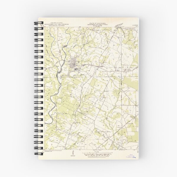 Item preview, USGS TOPO Map Louisiana LA Jackson 333851 1945 31680 designed and sold by WetdryvacRB01.