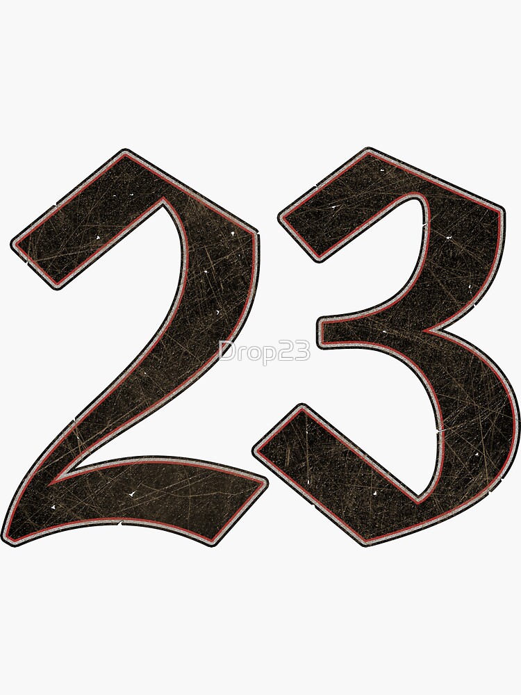 quot Rusty Number 23 quot Sticker for Sale by Drop23 Redbubble quot Rusty Number 23 quot Sticker for Sale by Drop23 Redbubble