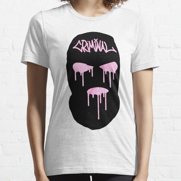 Item preview, Drippy Pink Criminal Ski-Mask Graffiti Art designed and sold by OneGraffiti.