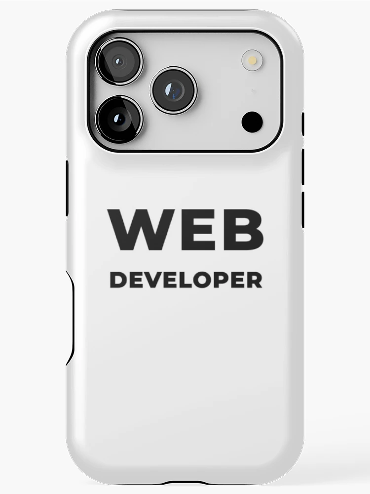 Thumbnail 1 of 4, iPhone Case, Web Developer (Inverted) designed and sold by developer-gifts.