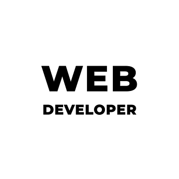 Artwork thumbnail, Web Developer (Inverted) by developer-gifts