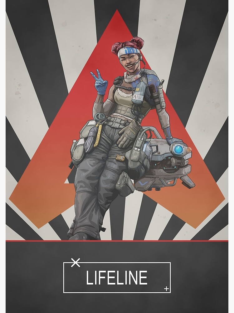 Apex Legends Lifeline Radial Character Poster Photographic Print By Gemini Phoenix Redbubble 7652