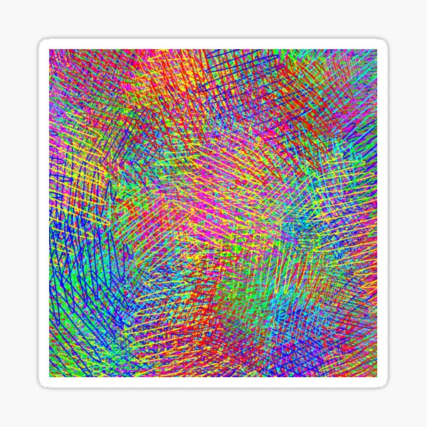 RGB Abstraction Sticker