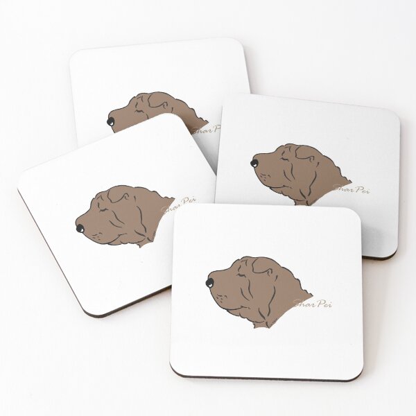 Item preview, Shar Pei silhouette designed and sold by LivHana.