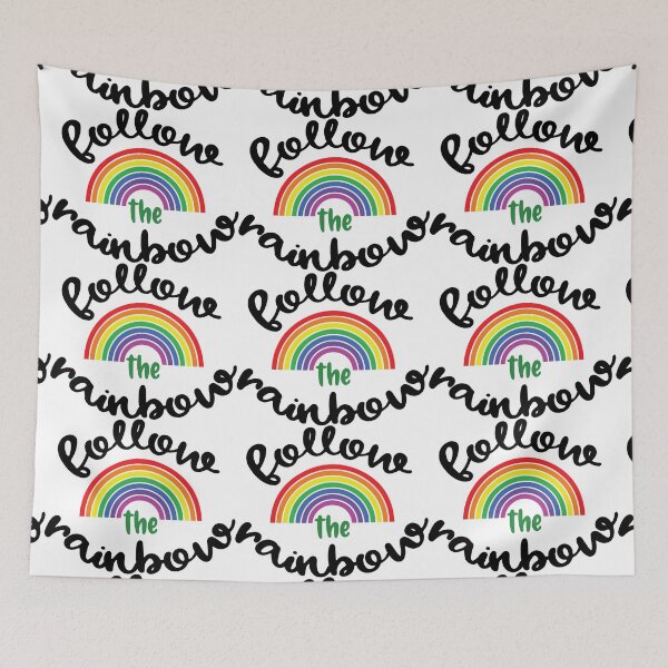 Item preview, Follow the rainbow, funny Patrick's day humor, jokes, puns, banter, lgbt, pride, rainbow, party, ideas, celebration, traditions  designed and sold by avit1.