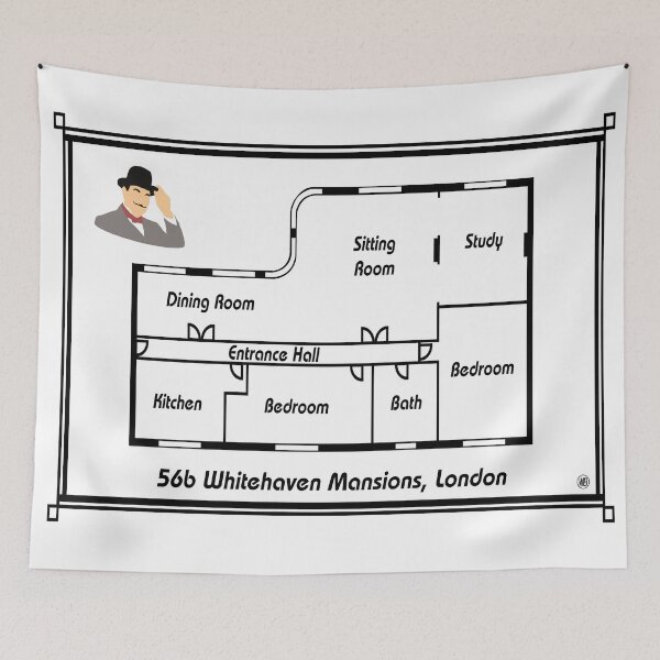 Item preview, 56B Whitehaven Mansions Floorplan designed and sold by WayneBrant.