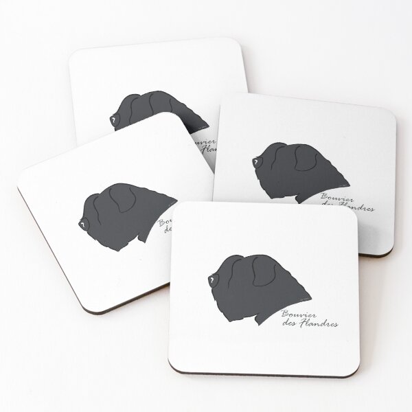 Item preview, Bouvier des Flandres silhouette designed and sold by LivHana.
