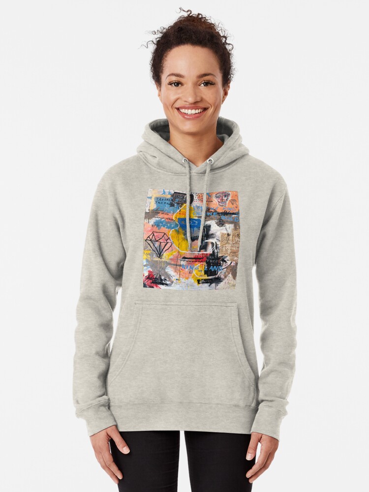 PZY L KING Womans Jean Michel Basquiat Hoodie