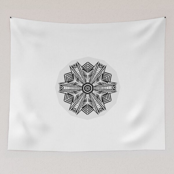 Artikelvorschau, Zeichen Muster symmetrie Mandala Zeichnung Geschen entworfen und verkauft von HSGDesignz.