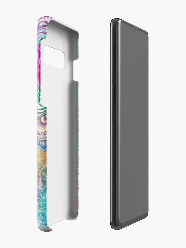 Alternate view of Round and Round the Rainbow Case & Skin for Samsung Galaxy
