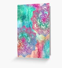 Round and Round the Rainbow Greeting Card